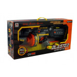 Pištoľ s penovými nábojmi a štítom čierno-žltá